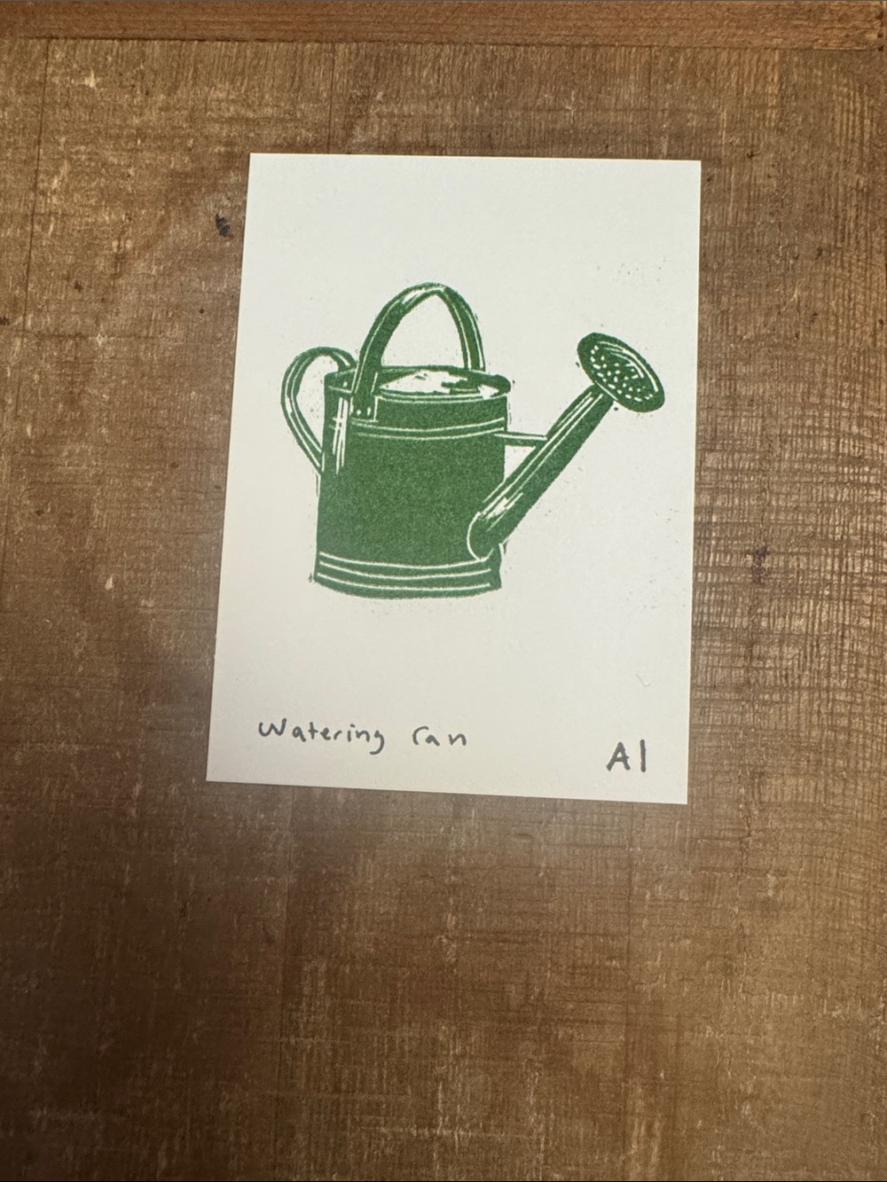 Inciardi - Watering Can - Mini Print